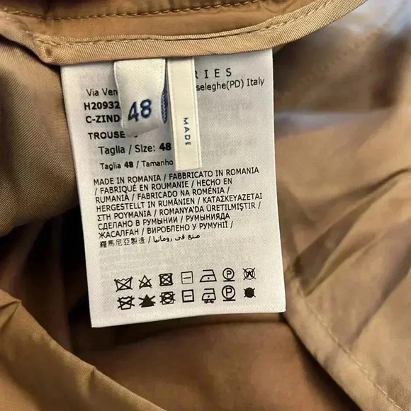 Moncler Wool Slim fit Trouser size 48/12 - Picture 8 of 15